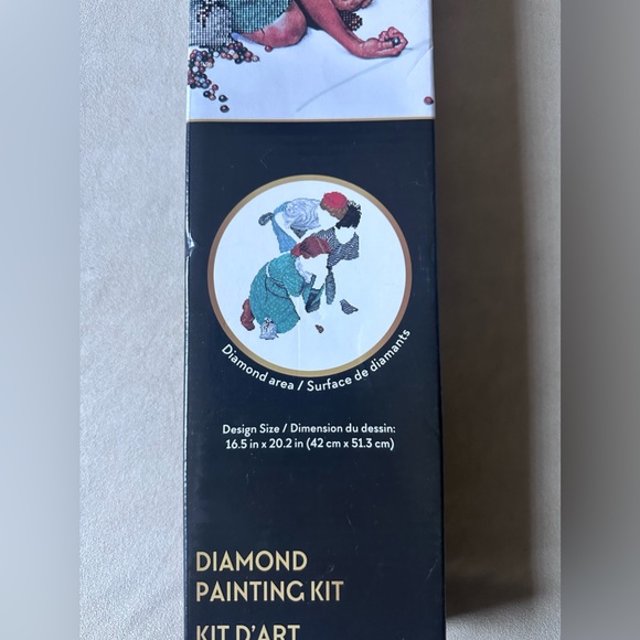 Camelot Dotz® Norman Rockwell Marbles Champion Diamond Painting Kit - Picture 6 of 16